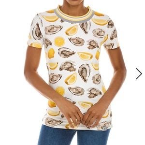 Katie Kime Oyster and Lemon Shirt